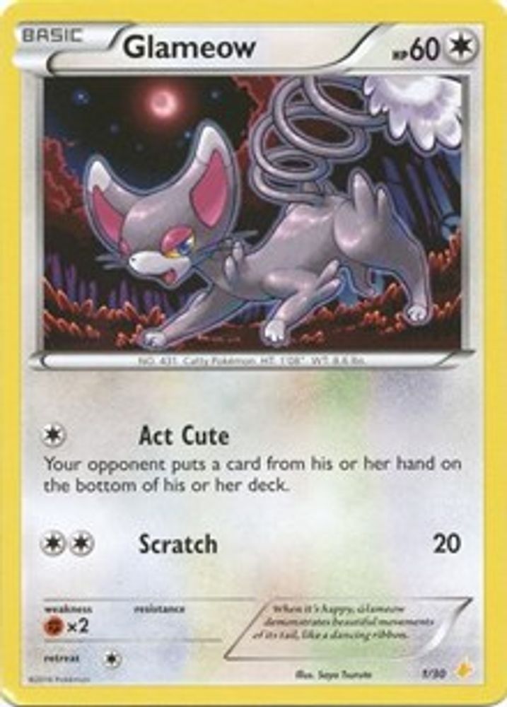 Glameow (27/30) [XY: Trainer Kit 3 - Pikachu Libre]