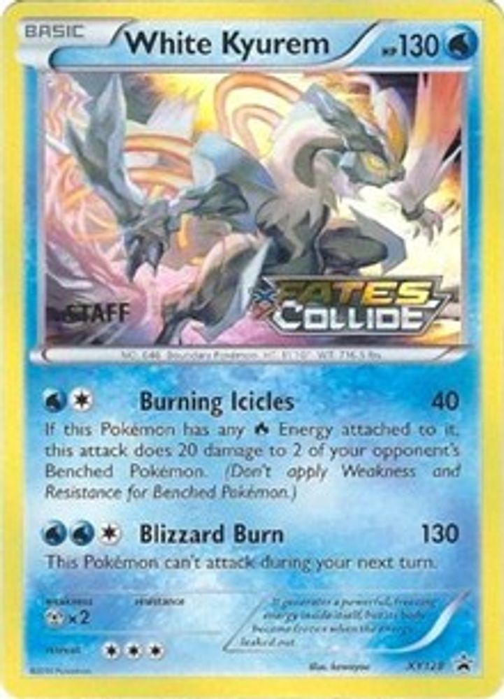 White Kyurem (XY128) (Staff) [XY: Black Star Promos]