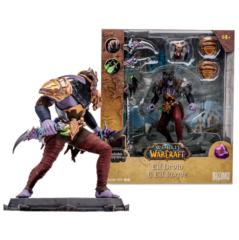 World of Warcraft Elf Druid & Elf Rogue 6-Inch Figure