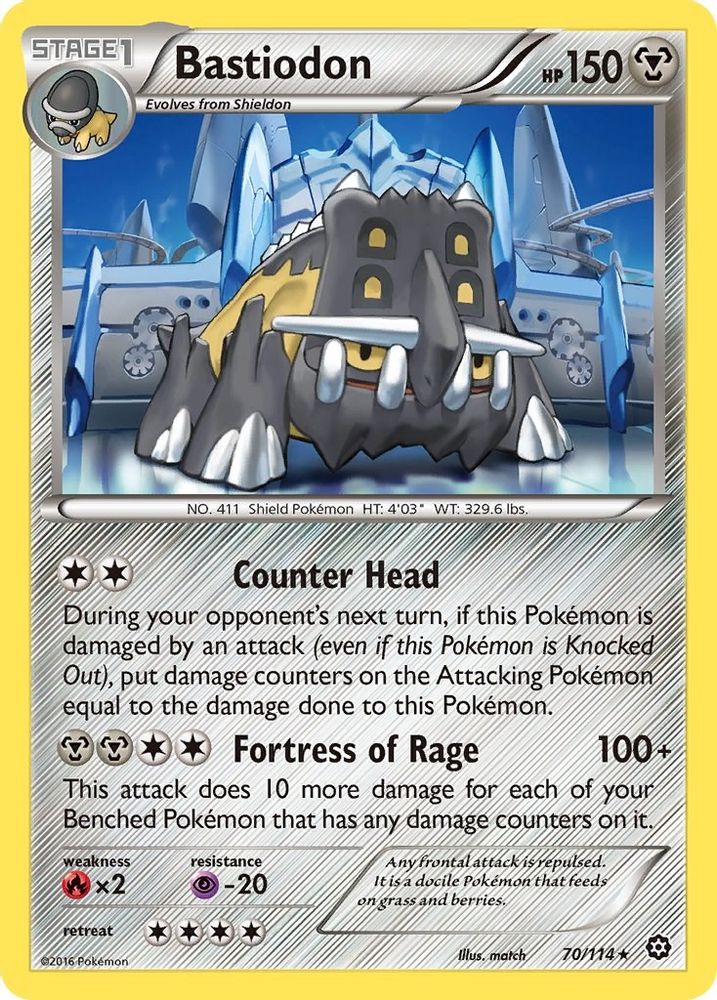 Bastiodon (70/114) [XY: Steam Siege]