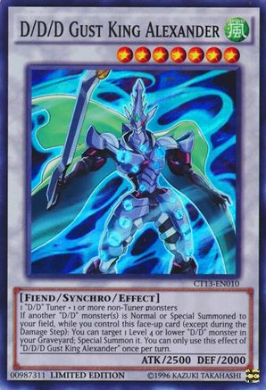 D/D/D Gust King Alexander [CT13-EN010] Super Rare