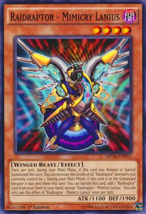 Raidraptor - Mimicry Lanius [MP16-EN015] Common