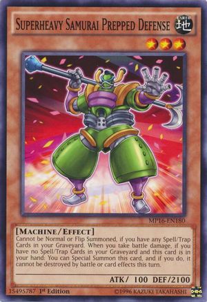 Superheavy Samurai Prepped Defense [MP16-EN180] Common