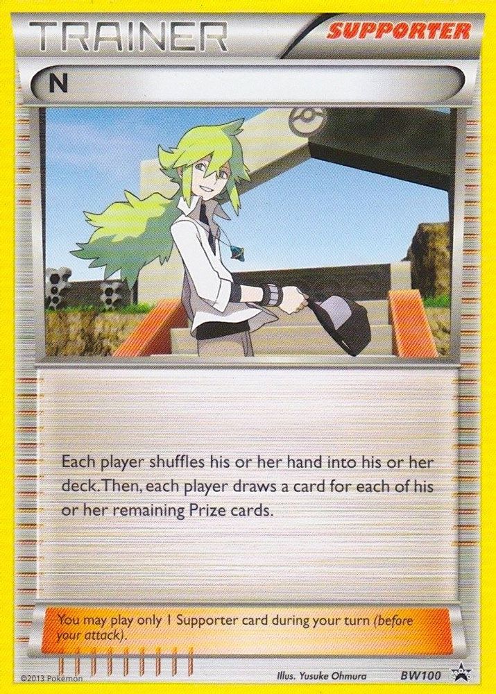 N (BW100) (Battle Arena Deck Exclusive) [Black & White: Black Star Promos]