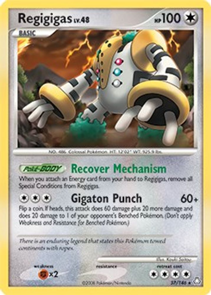 Regigigas (37/146) (Theme Deck Exclusive) [Diamond & Pearl: Legends Awakened]
