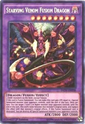 Starving Venom Fusion Dragon [INOV-EN038] Secret Rare
