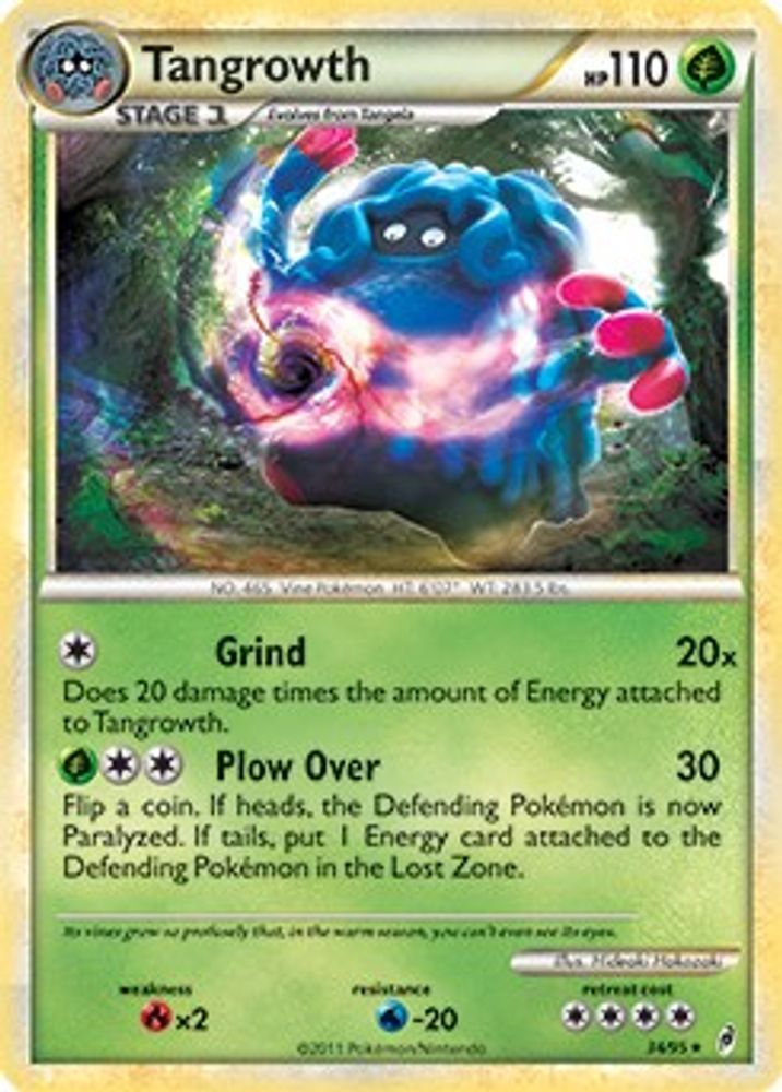 Tangrowth (34/95) (Theme Deck Exclusive) [HeartGold & SoulSilver: Call of Legends]
