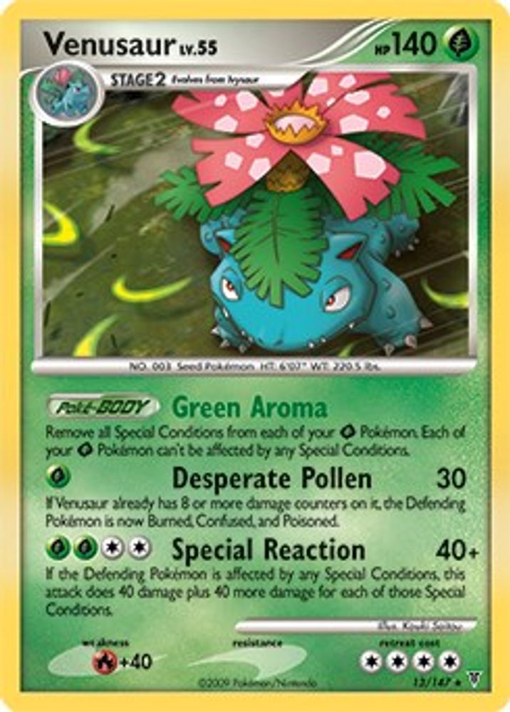 Venusaur (13/147) (Theme Deck Exclusive) [Platinum: Supreme Victors]
