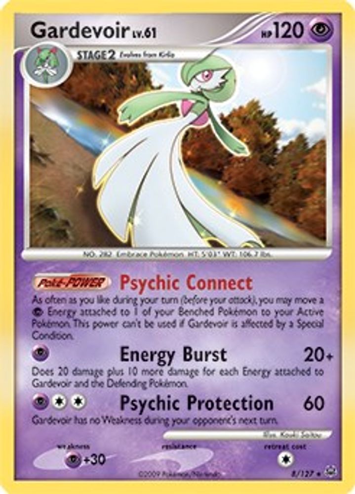 Gardevoir (8/127) (Theme Deck Exclusive) [Platinum: Base Set]