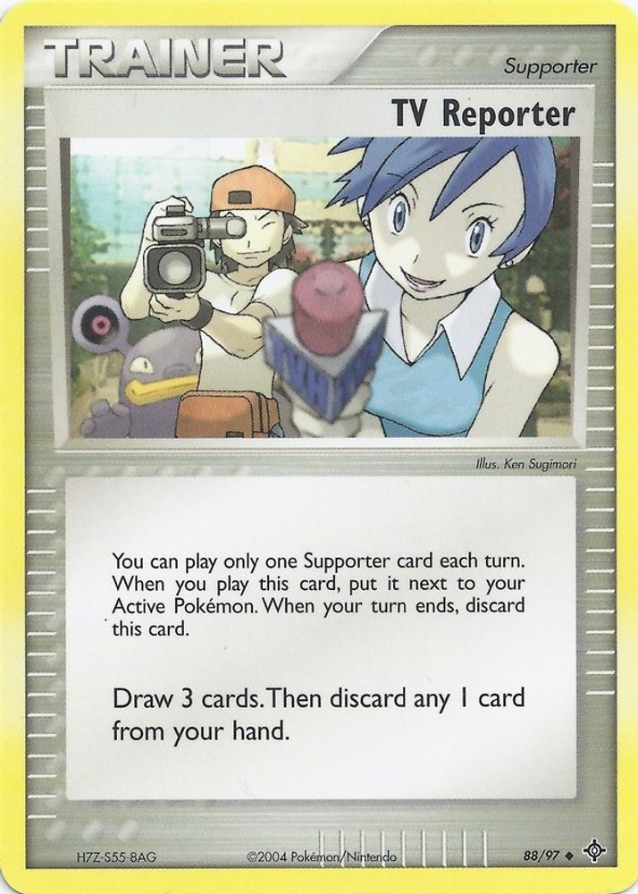 TV Reporter (88/97) [EX: Battle Stadium]