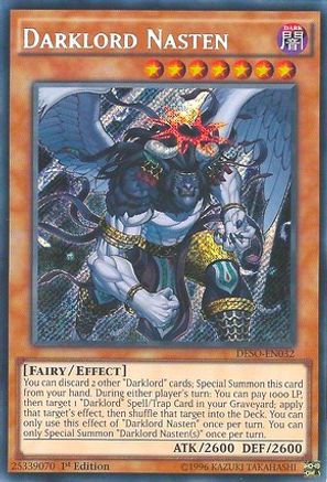 Darklord Nasten [DESO-EN032] Secret Rare