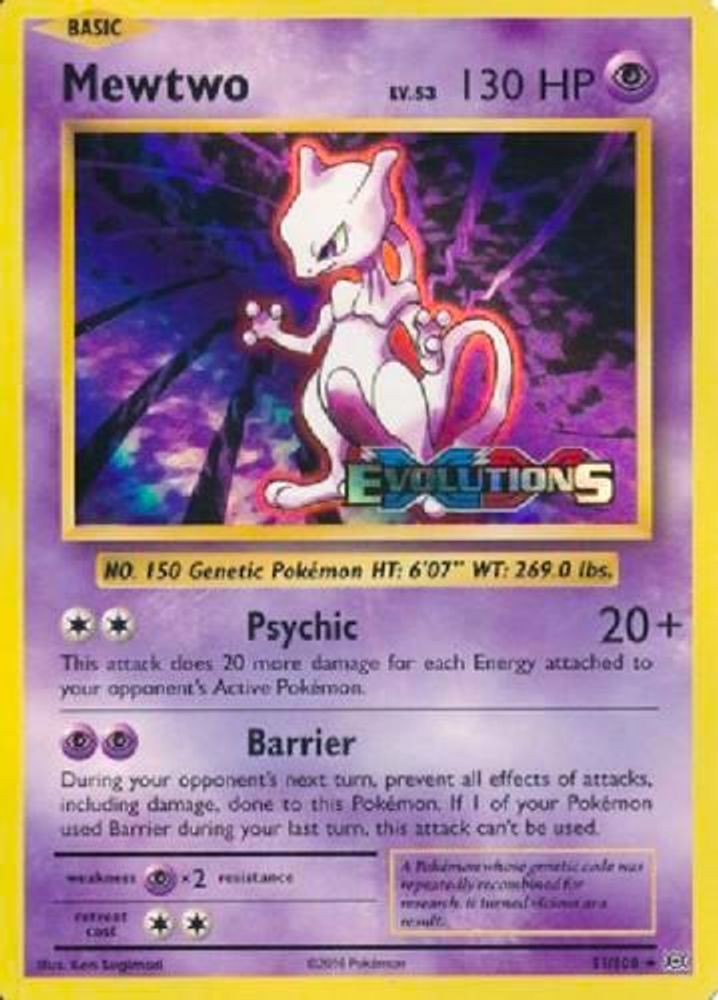 Mewtwo (51/108) (XY Evolutions Prerelease) [XY: Black Star Promos]