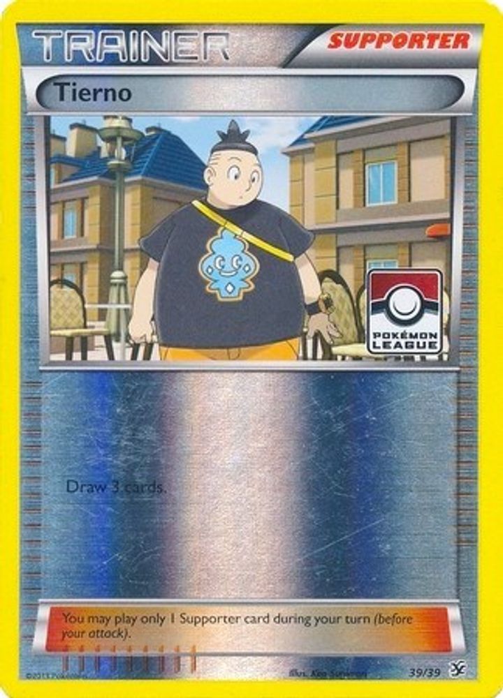 Tierno (39/39) (League Promo) [XY: Kalos Starter Set]