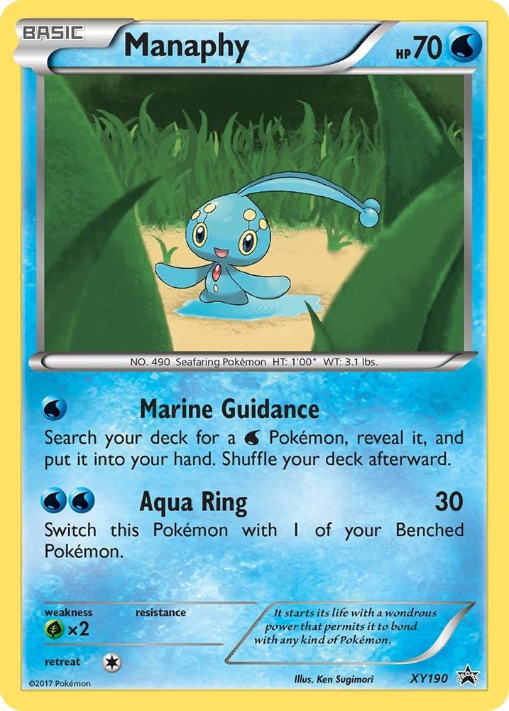 Manaphy (XY190) [XY: Black Star Promos]