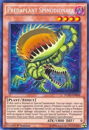 Predaplant Spinodionaea [FUEN-EN004] Secret Rare