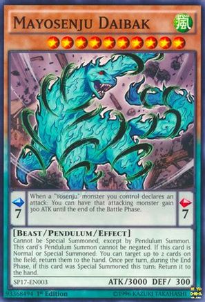 Mayosenju Daibak [SP17-EN003] Starfoil Rare