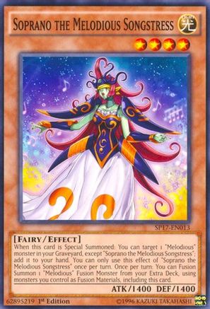 Soprano the Melodious Songstress [SP17-EN013] Starfoil Rare