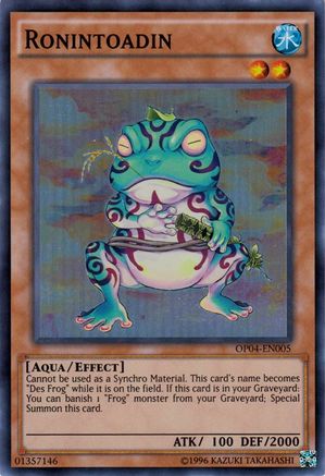 Ronintoadin [OP04-EN005] Super Rare