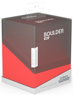 Ultimate Guard Synergy - Deck Case Boulder 100+ Red / Black