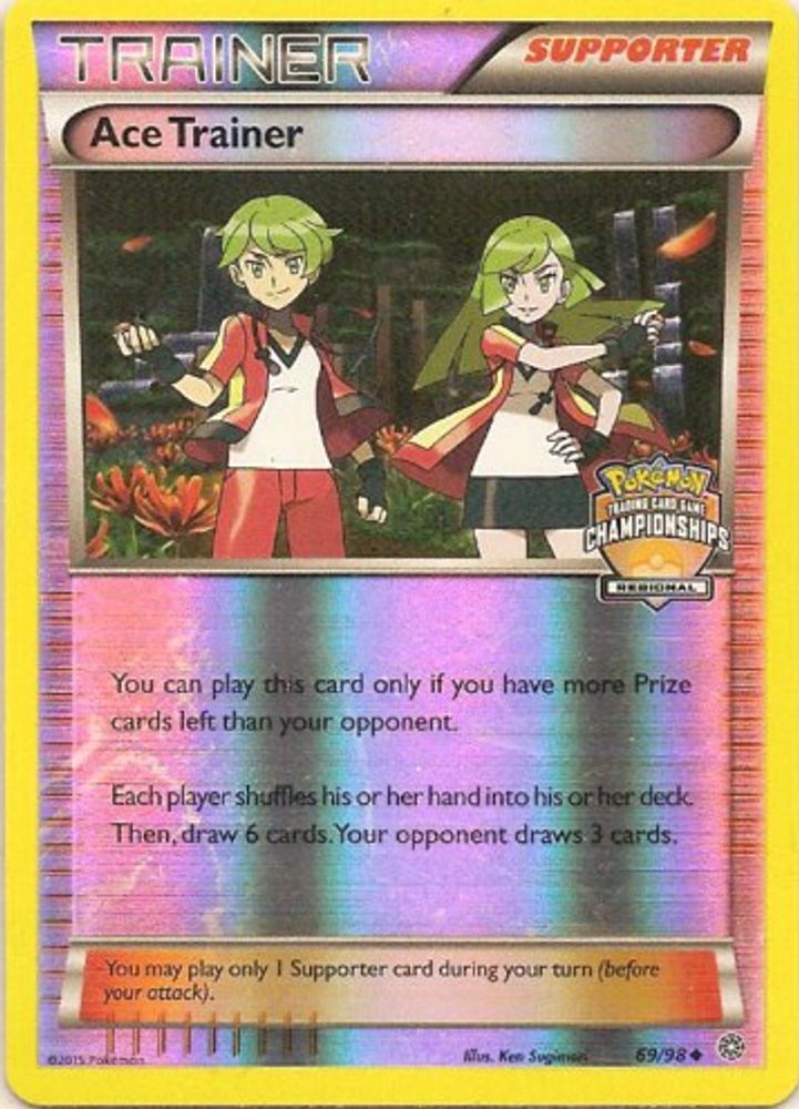 Ace Trainer (69/98) (Regional Championship Promo) [XY: Ancient Origins]