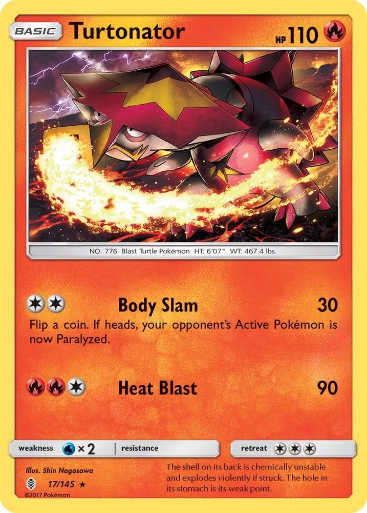 Turtonator (17/145) [Sun & Moon: Guardians Rising]