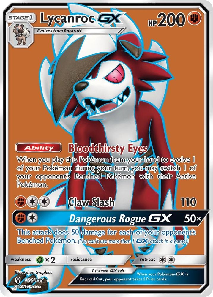Lycanroc GX (138/145) [Sun & Moon: Guardians Rising]