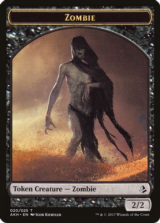 Zombie // Trueheart Duelist Token (AKH-20 // 13) - Amonkhet