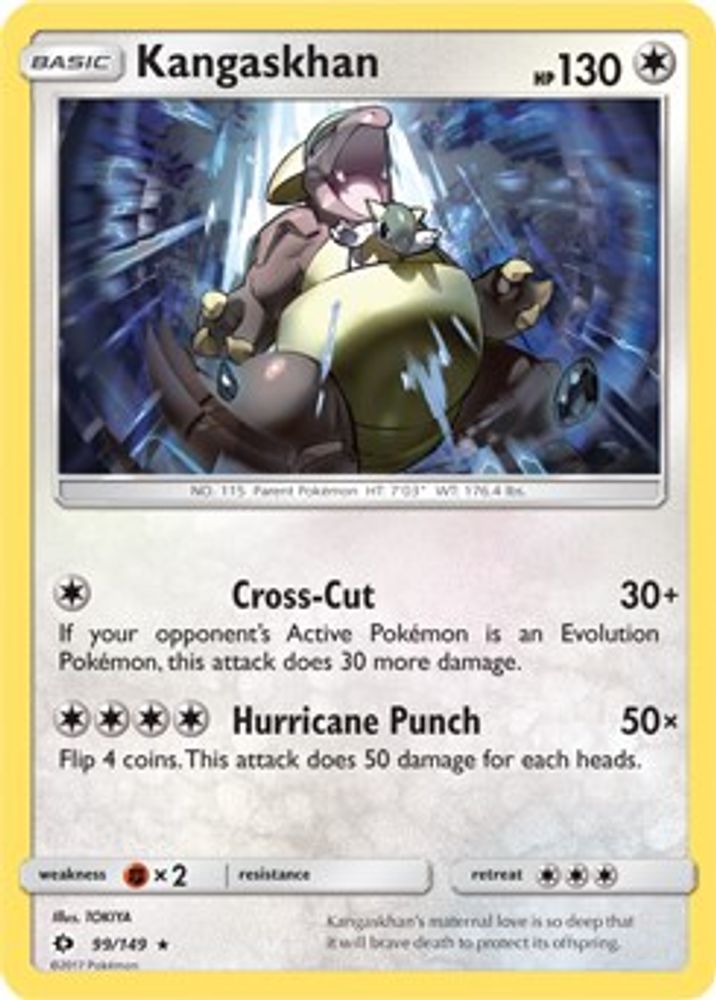 Kangaskhan (99/149) (Theme Deck Exclusive) [Sun & Moon: Base Set]