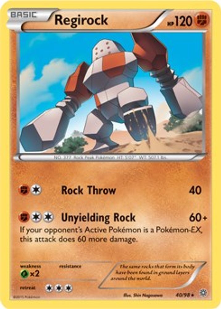 Regirock (40/98) (Theme Deck Exclusive) [XY: Ancient Origins]