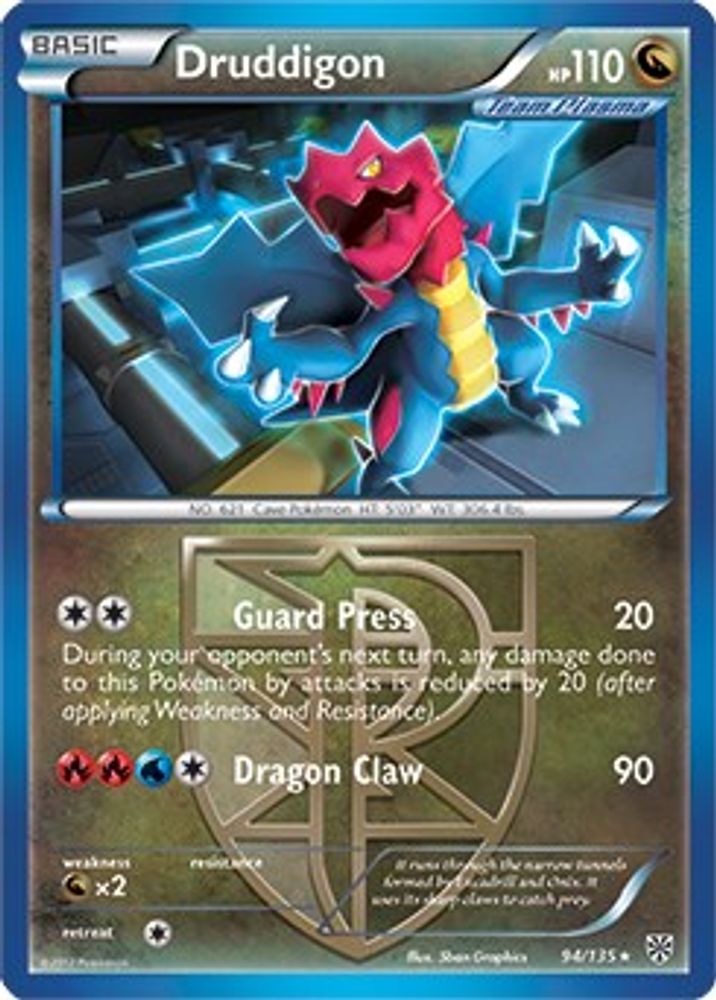 Druddigon (94/135) (Theme Deck Exclusive) [Black & White: Plasma Storm]