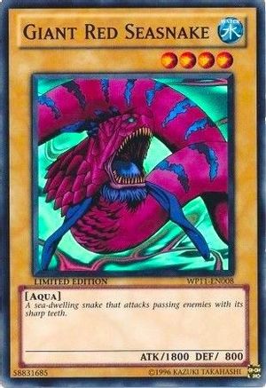 Giant Red Seasnake [WP11-EN008] Super Rare
