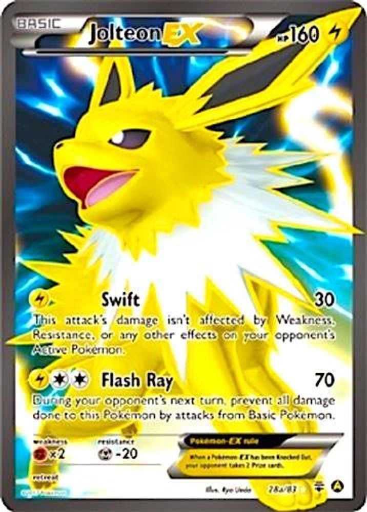 Jolteon EX (28a/83) (Alternate Art Promo) [XY: Generations]