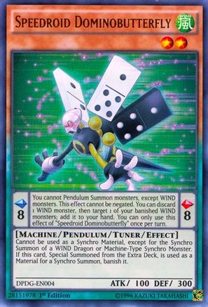 Speedroid Dominobutterfly [DPDG-EN004] Ultra Rare