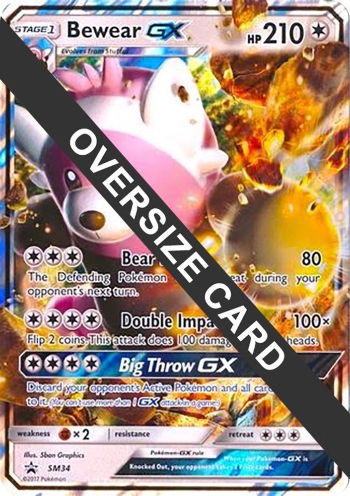 Bewear GX (SM34) (Jumbo Card) [Sun & Moon: Black Star Promos]
