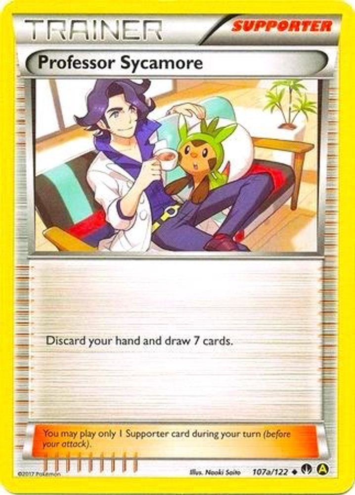Professor Sycamore (107a/122) [Alternate Art Promos]