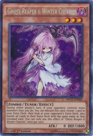 Ghost Reaper & Winter Cherries [MP17-EN022] Secret Rare