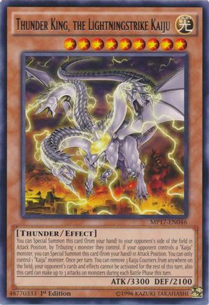 Thunder King, the Lightningstrike Kaiju [MP17-EN046] Rare