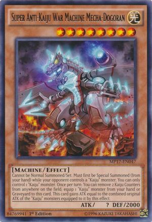 Super Anti-Kaiju War Machine Mecha-Dogoran [MP17-EN047] Rare