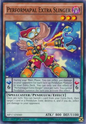 Performapal Extra Slinger [MP17-EN060] Common
