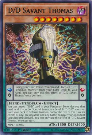 D/D Savant Thomas [MP17-EN065] Rare