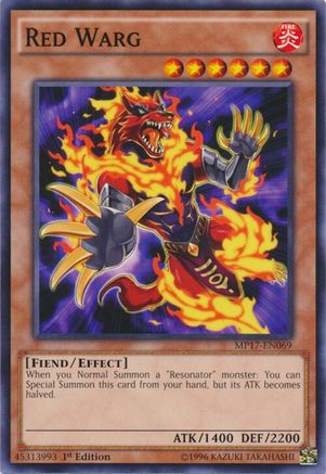 Red Warg [MP17-EN069] Common