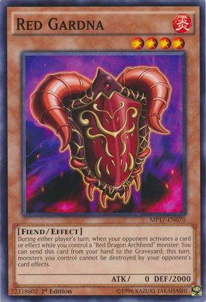 Red Gardna [MP17-EN070] Common
