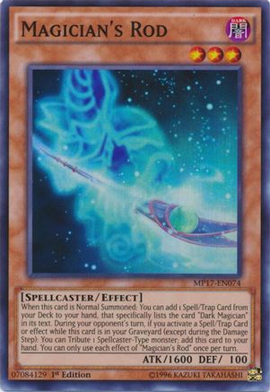 Magician's Rod [MP17-EN074] Super Rare