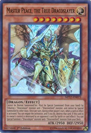 Master Peace, the True Dracoslayer [MP17-EN075] Ultra Rare