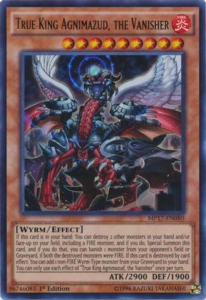 True King Agnimazud, the Vanisher [MP17-EN080] Ultra Rare