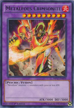 Metalfoes Crimsonite [MP17-EN094] Rare