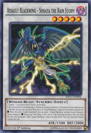 Assault Blackwing - Sohaya the Rain Storm [MP17-EN096] Common