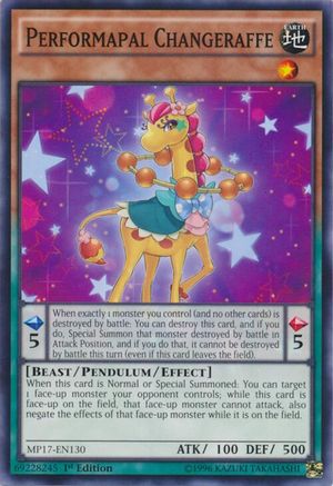 Performapal Changeraffe [MP17-EN130] Common