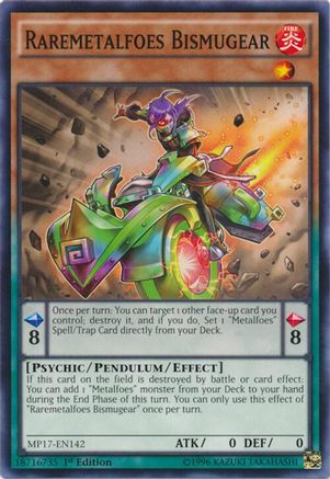Raremetalfoes Bismugear [MP17-EN142] Common
