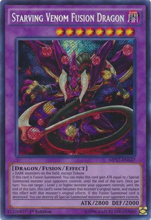 Starving Venom Fusion Dragon [MP17-EN147] Secret Rare